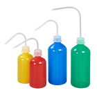 Striekacia fľaša LDPE 500 ml žltá – laboratórna dávkovacia fľaša z polyetylénu