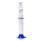 Messzylinder aus Glas mit PP-Korken und PP-Sockel, 25 ml, Klasse B