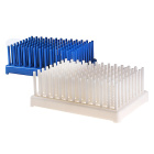 Ständer für Reagenzgläser Typ Igel, blau, Durchmesser 14–17 mm – PP, autoklavierbar