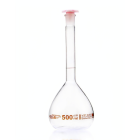 Messbank aus Glas, 100 ml, Klasse B, braune Skala, geschliffene Verbindung 14/23