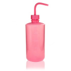 PE-LD Sprühflasche, 500 ml, rosa – enger Hals, GL28