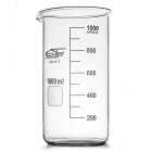 Hohes Becherglas mit Ausguss, 600 ml, Borosilikatglas (BORO 3.3), ISO 3819, DIN 12331