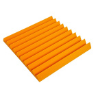 Akustikpaneel 50x50x5cm orange selbstverlöschend