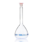 Messbecher aus Glas, 25 ml, Klasse B, blaue Skala, geschliffene Verbindung 10/19 – NewLine