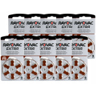 60 Stk. Hörgerätebatterien Rayovac Typ 312/PR41
