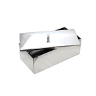 Beckerschale aus Edelstahl 18-8 mit Deckel, 280×180×60 mm – Labor