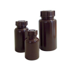 Laboratórna fľaša LDPE 250 ml so širokým hrdlom GL 40, hnedá