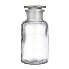 Sklenená fľaša s korkom 500 ml, široké hrdlo, brúsený uzáver