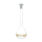 Messbecher Glas, 5 ml, Klasse B, braune Skala, geschliffene Verbindung 10/19