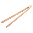 Große Grillzange aus Holz 32cm