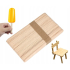Holzstäbchen für Eis am Stiel 50 Stück