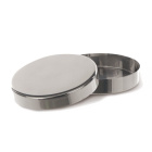Petriho miska kovová 120 x 20 mm, nerezová oceľ – laboratórna miska