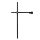 Halter für Temperatursensor PT1000-A (neuer Typ), schwarz, Ø 10 mm, Länge 450 mm, Arm 250 mm, für Rührwerke der Serie MS-H