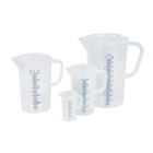 Kadička PP 3000 ml s uchom, modrá stupnica