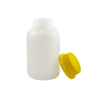 Flasche 250ml HDPE und gelber Verschluss mit Verschluss