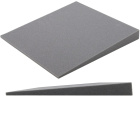 Akustikplatte grau KEIL abgeschrägt 50×50 cm Dicke 5 cm
