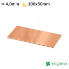 Kupferplatte 100x50x4,0 mm