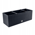 Kvetináč 50x18x19cm antracit 17L balkónový záhradný