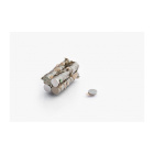 Neodym Magnet 10 Stk mit 3M-Kleber MW 8x1 N38