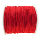 Geflochtener Schnur 40m 0,8mm rot Polyester