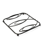 Untersetzer Leaf 17cm schwarz