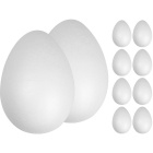 Polystyrol-Ei 1 Stk. 10 cm Dekoration Ostern