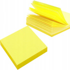 Selbstklebender Block aus gelbem Papier, 100 Stück, 76 x 76 mm