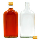 Glasflasche 500ml 22cm flach