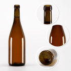 Glasflasche 750 ml 29 cm BURGUND