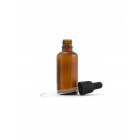 Braune Glasflasche 100ml mit Pipette und Tropfer