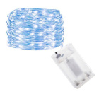 Lichtleiterkabel 100 Stück LED blaue Farbe 10m mit AA-Batterien