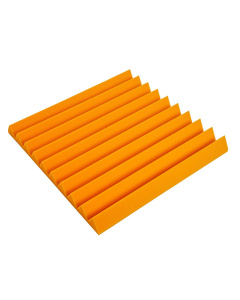 Akustikpaneel 50x50x5cm orange selbstverlöschend
