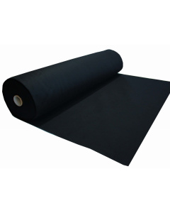 Weicher Vliesfilz 3 mm schwarz – 150×50 cm 400 g/m²