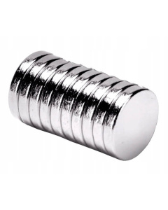 Starker neodymischer Zylindermagnet 10x1mm 10 St&uuml;ck