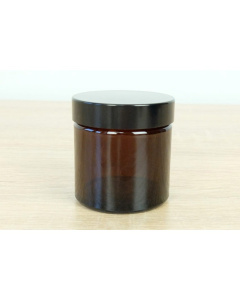 Brauner Glasbehälter 60 ml 53x52mm