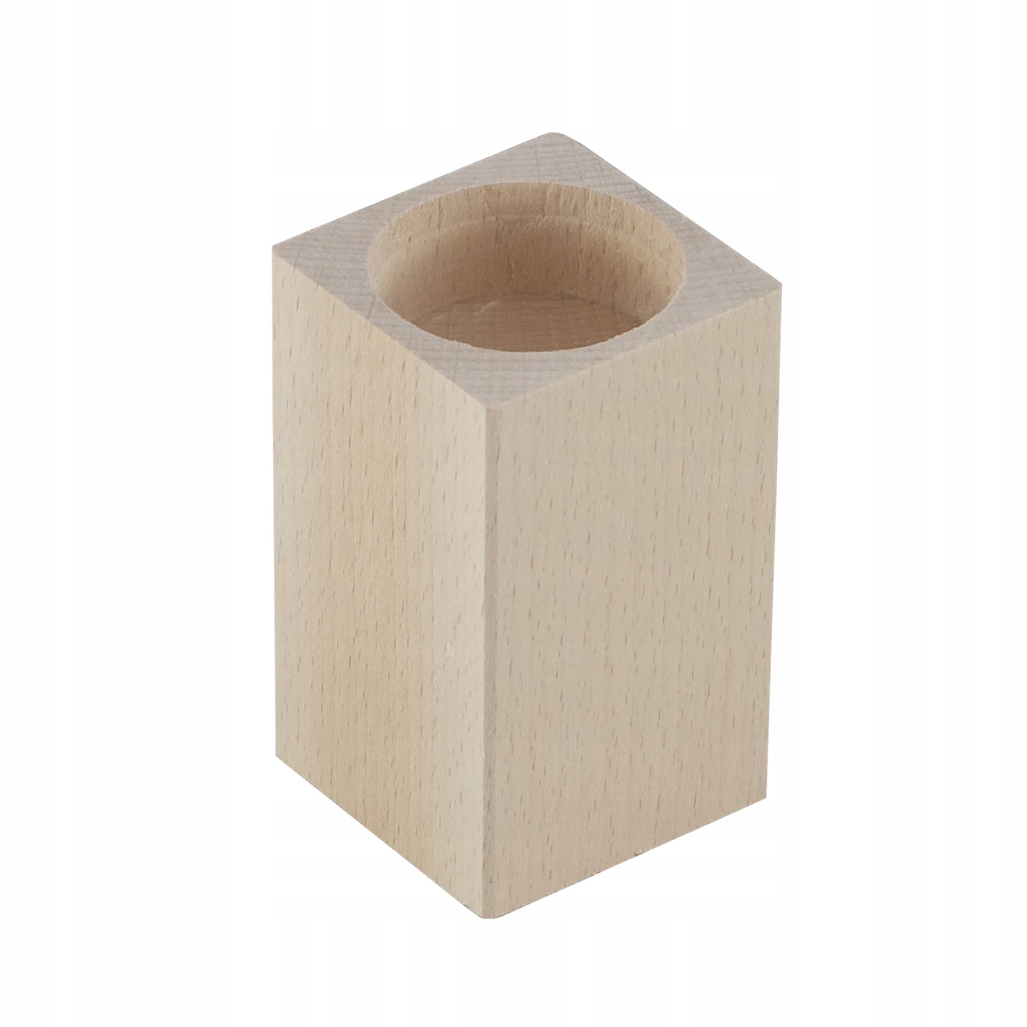 Holz eckige Kerzenhalter 4 Stk. 8-10-12-14 cm megamix.sk