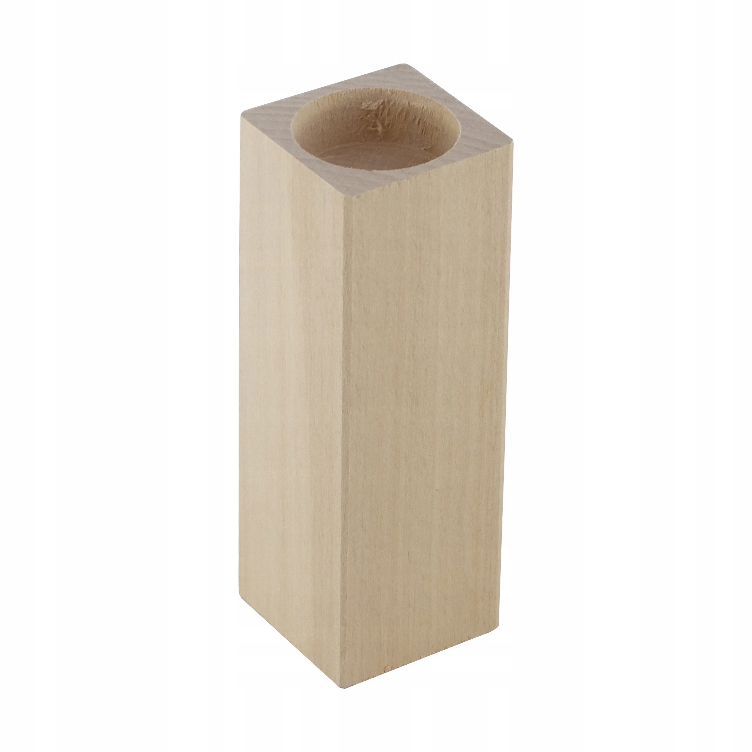 Holz eckige Kerzenhalter 4 Stk. 8-10-12-14 cm megamix.sk