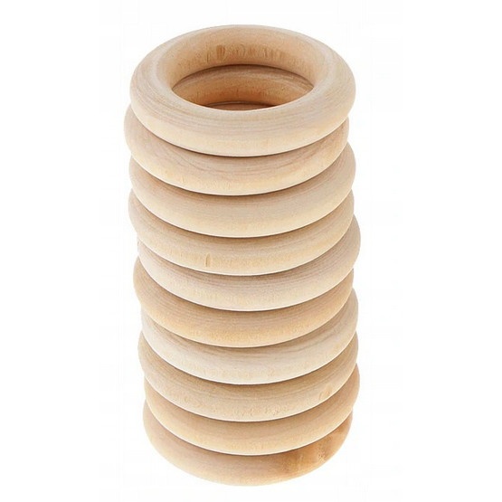 Holzring 10 Stk. 55mm Buchenholz megamix.sk