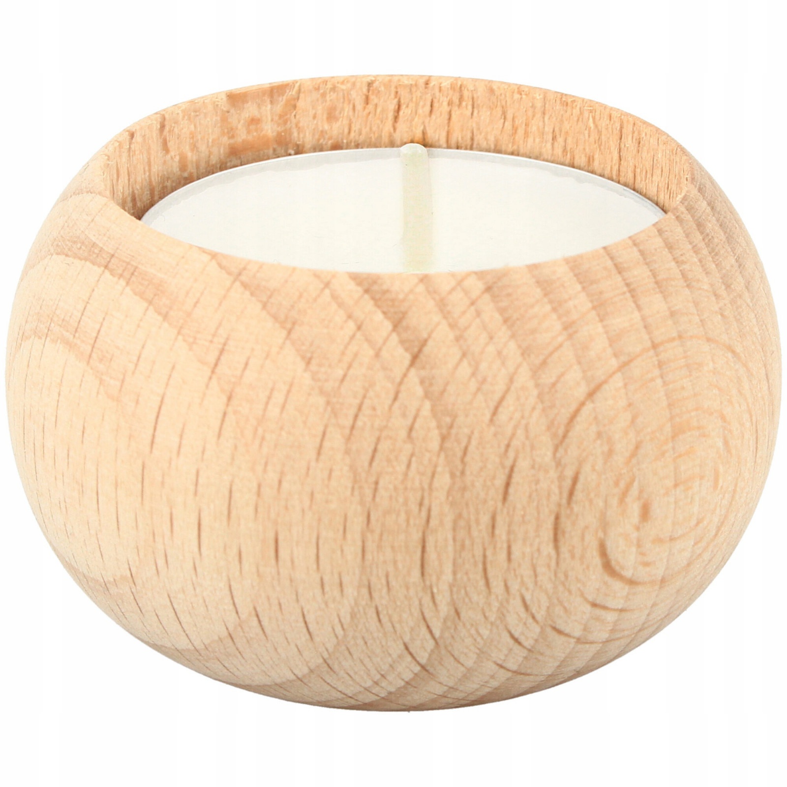 Holz-Kerzenhalter oval 5,2x3,5cm Buche megamix.sk