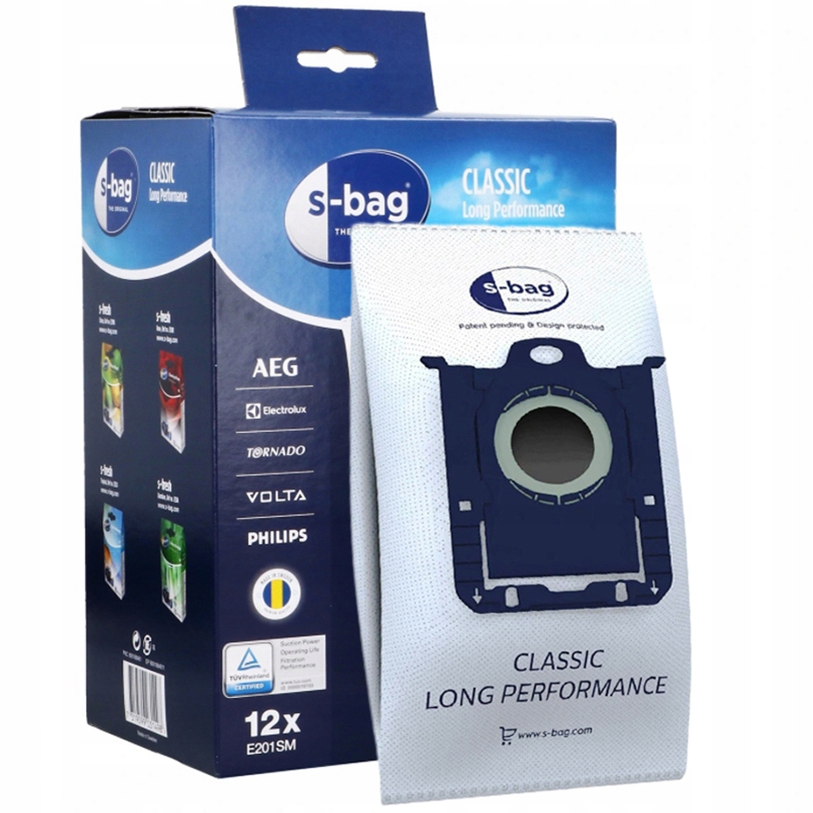 ELECTROLUX S-BAG synthetische Beutel 12 Stück megamix.sk