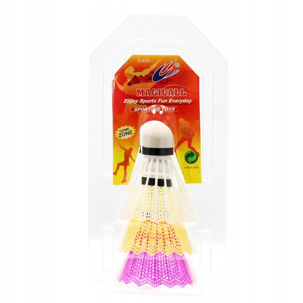 Bunte Badmintonkörbe 3 Stück