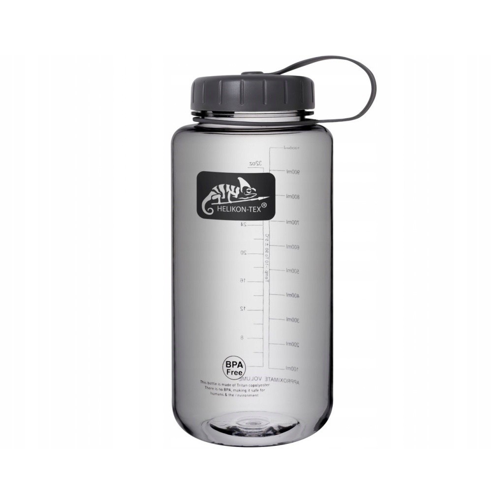 Flasche 1L Helikon Tritan langlebig schwarz megamix.sk