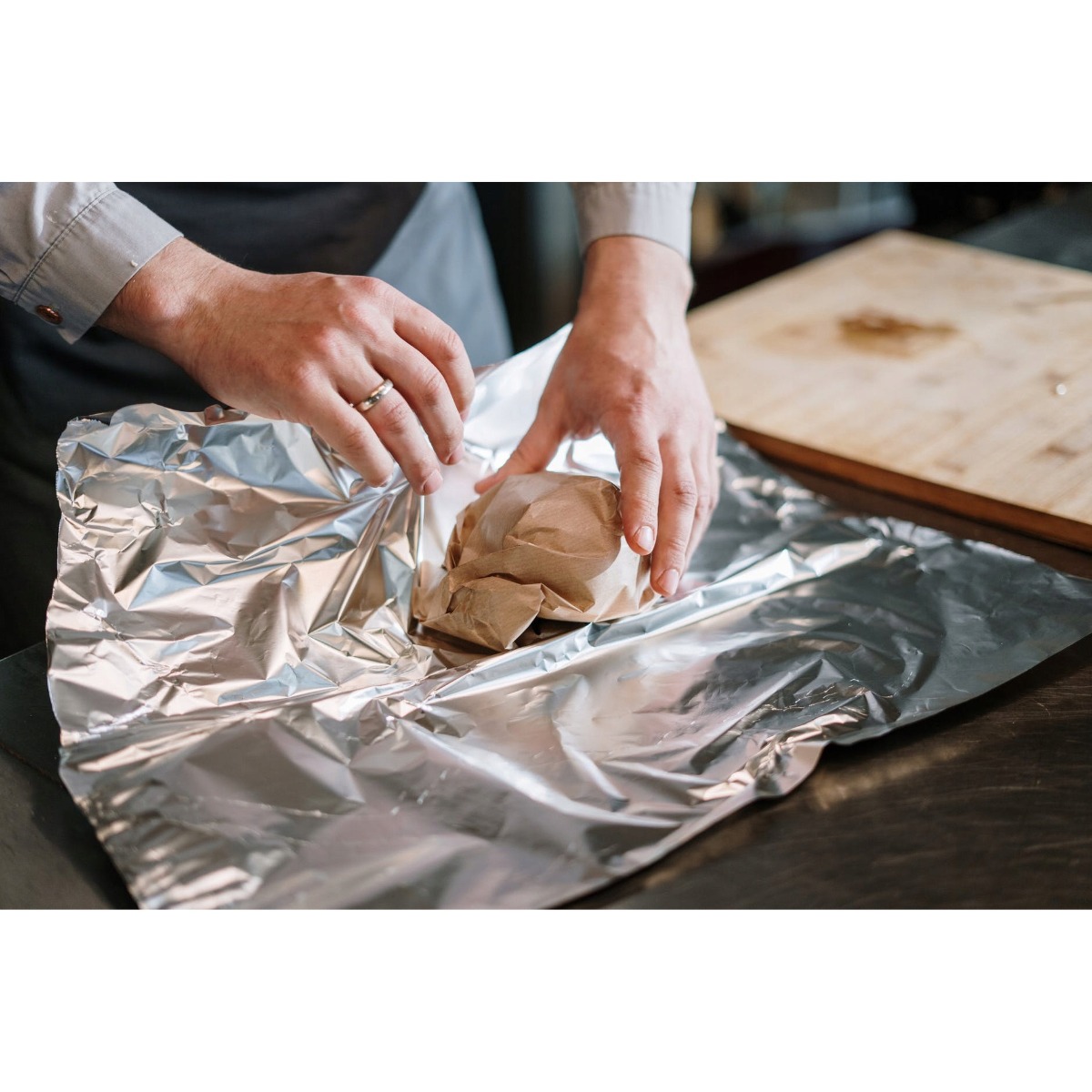 Aluminiumfolie dick 1kg 29cm zum Backen Grillen megamix.sk