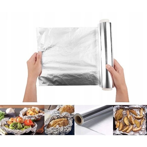 Aluminiumfolie dick 1kg 29cm zum Backen Grillen megamix.sk