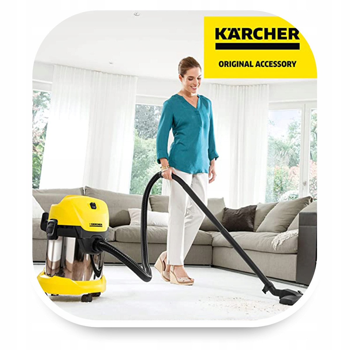 Kärcher Vlies-Filterbeutel für den Staubsauger WD2 / WD3 4 Stk. megamix.sk