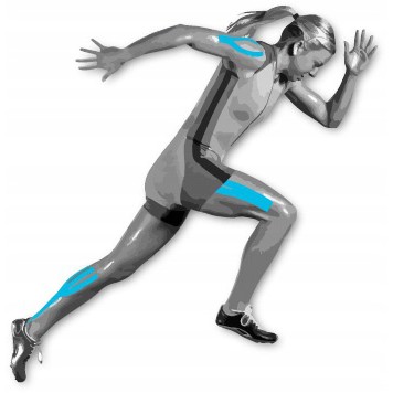 Kinesiologisches Tape 5 cm x 5 m KINESIOTAPING megamix.sk