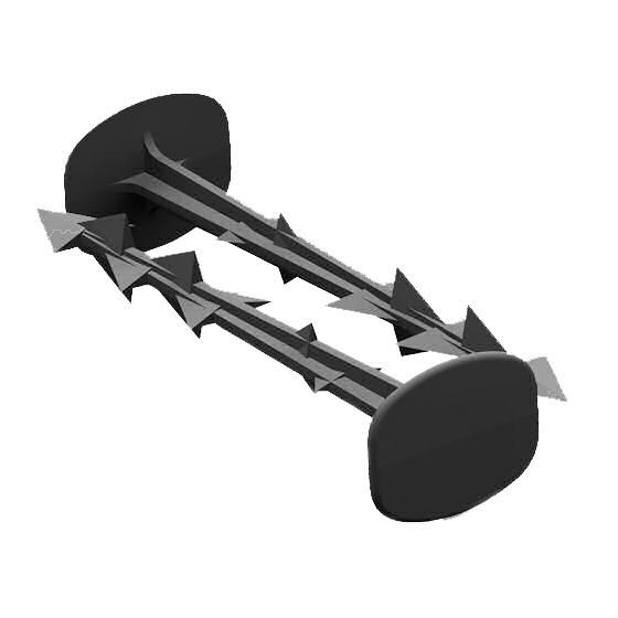 Heringe für Vliesstoff 100 Stk 12,5 cm schwarz megamix.sk