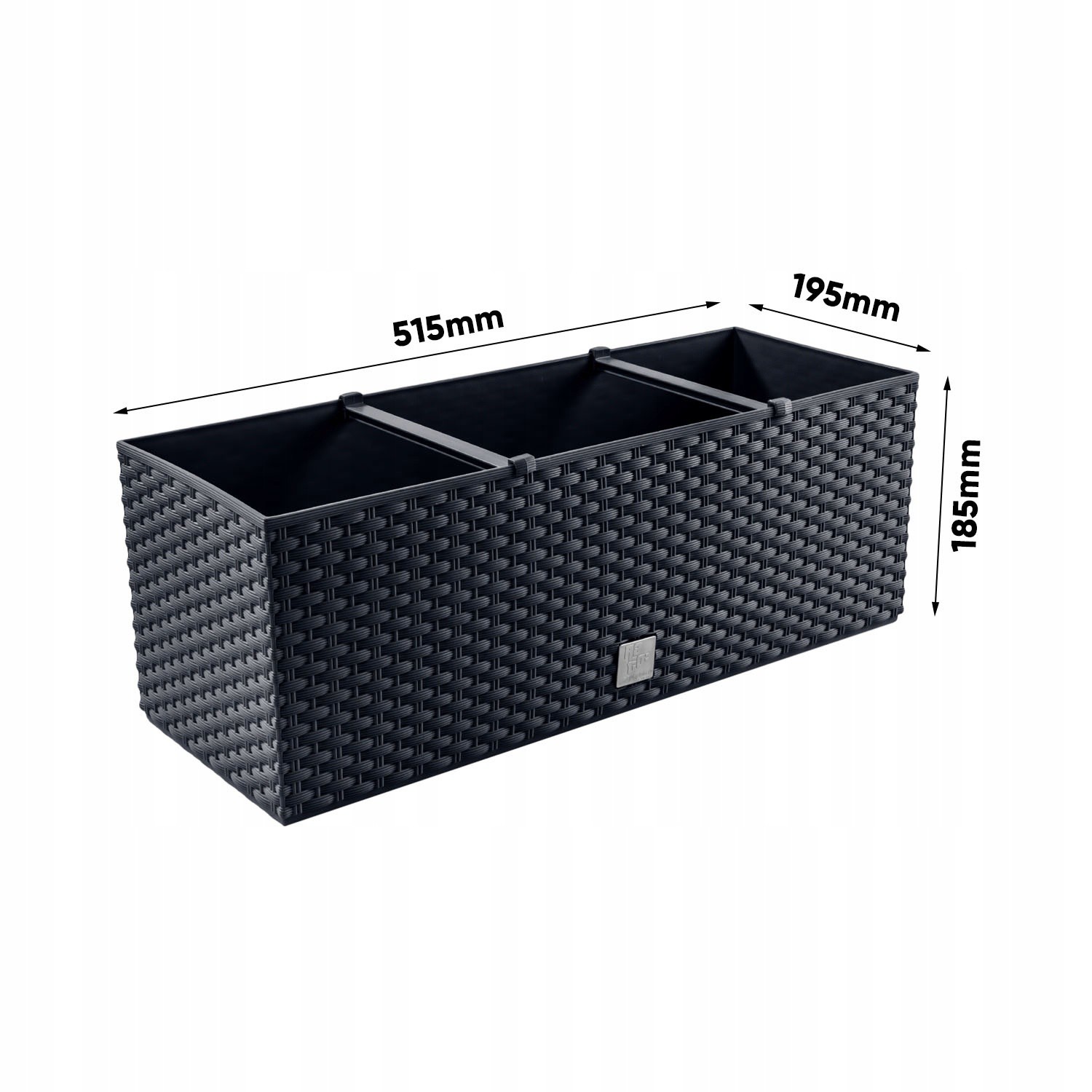 Blumentopf 50x18x19cm 17L Balkon Garten megamix.sk
