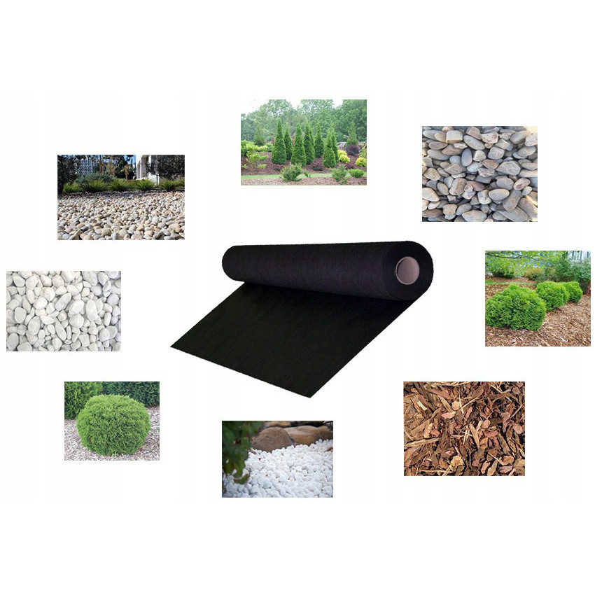 unelastisches Agrotextil 160cm 1mb 100g/m2 schwarz dick fest megamix.sk