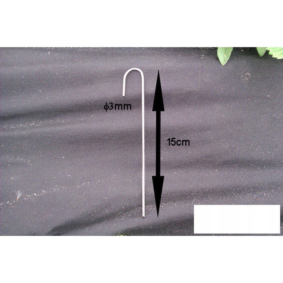 Stahlpflöcke für Vliesstoff 100Stk 15cm 3mm megamix.sk